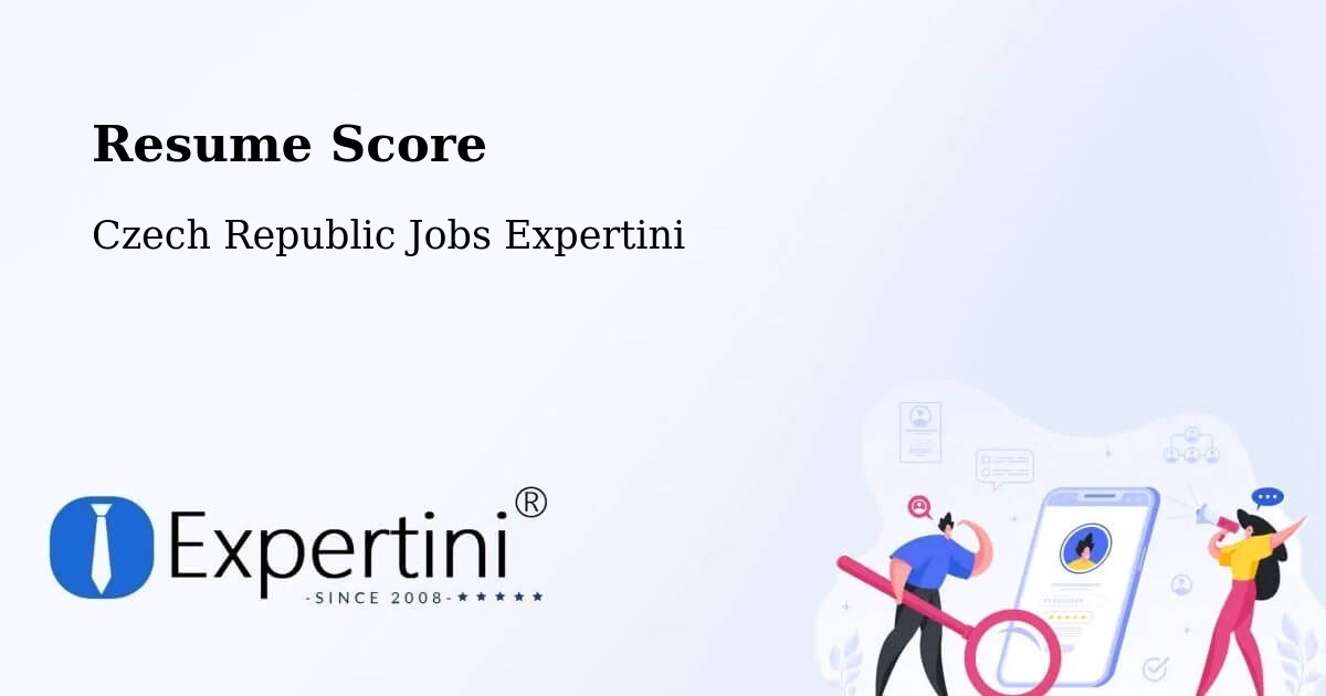 Resume Score & Job Description Match Tool – Plánice - Czech Republic Jobs Expertini